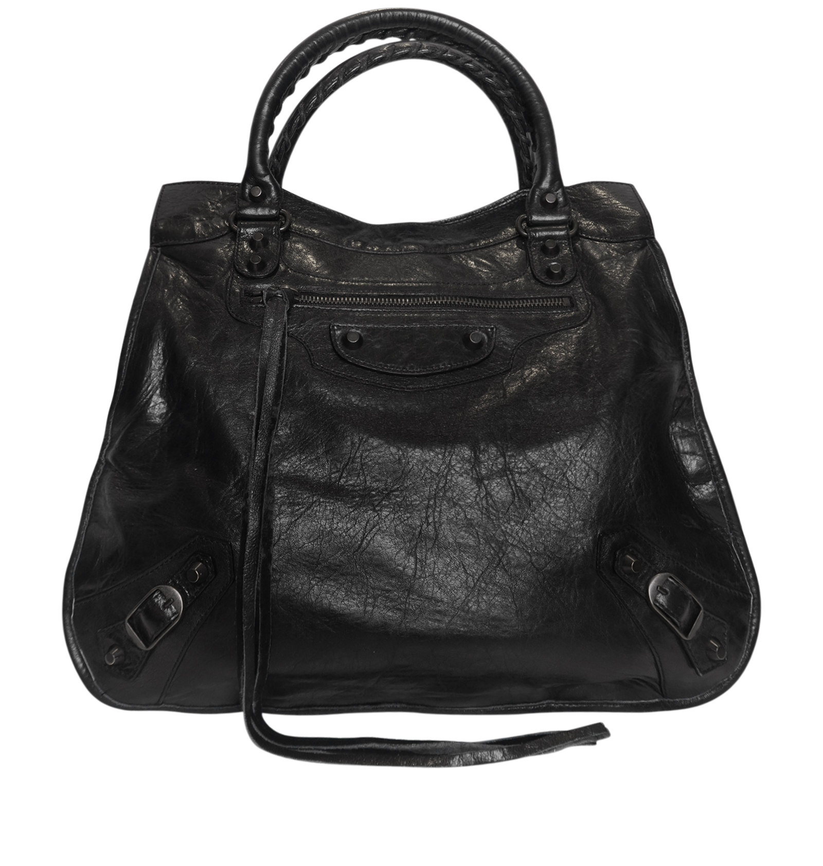 Balenciaga Black Leather GSH Midday Bag Balenciaga | TLC